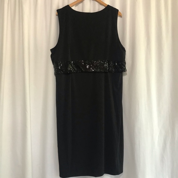 4 for $35 🍄 NWT! Meaveor Plus Sequin Sleeveless Dress - Picture 1 of 7